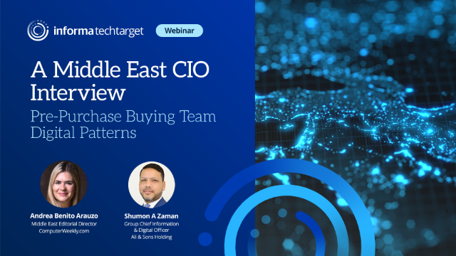 A Middle East CIO Interview: Pre-Purchase Buying Team Digital Patterns