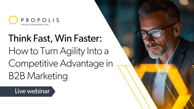 How to Turn Agility Into a Competitive Advantage in B2B Marketing