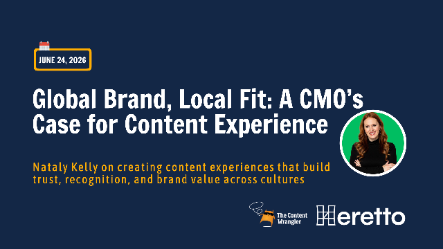 Global Brand, Local Fit: A CMO’s Case for Content Experience