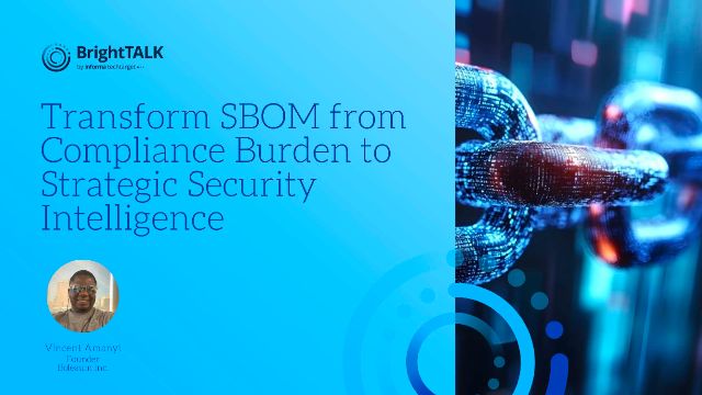 Transform SBOM from Compliance Burden&hellip;