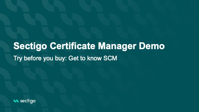 Try before you buy: Get to know SCM