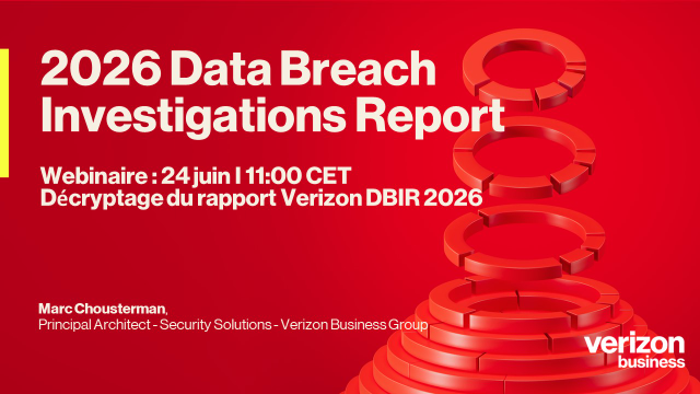 Webinaire : principales conclusions du rapport Verizon DBIR 2026