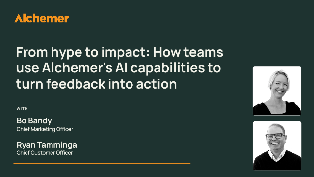 From Hype to Impact: How Teams Use Alchemer's AI Capabilities to Turn Feedback into Action (APAC)