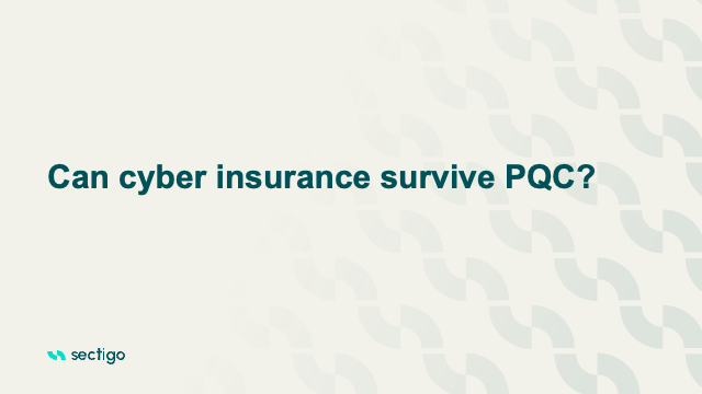 Can cyber insurance survive PQC?
