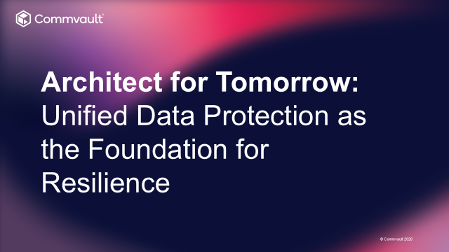 Architect for Tomorrow: Unified Data&hellip;