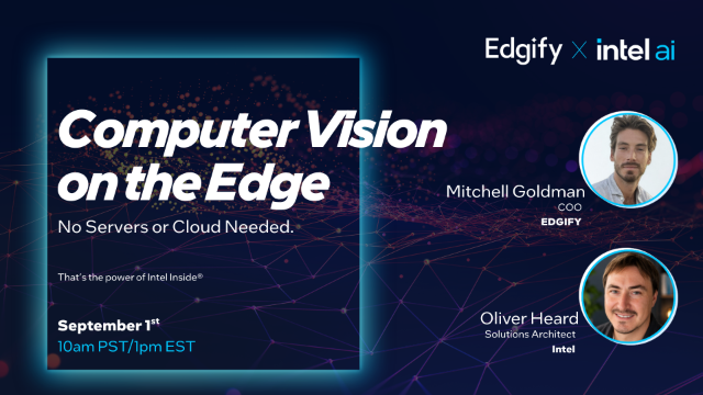 Computer Vision on the Edge - No Servers or Cloud Needed