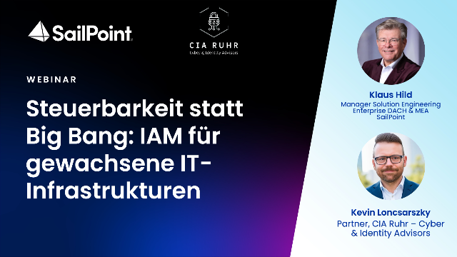 Steuerbarkeit statt Big Bang: IAM für gewachsene IT-Infrastrukturen