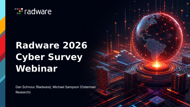 Radware 2026 Cyber Survey Webinar