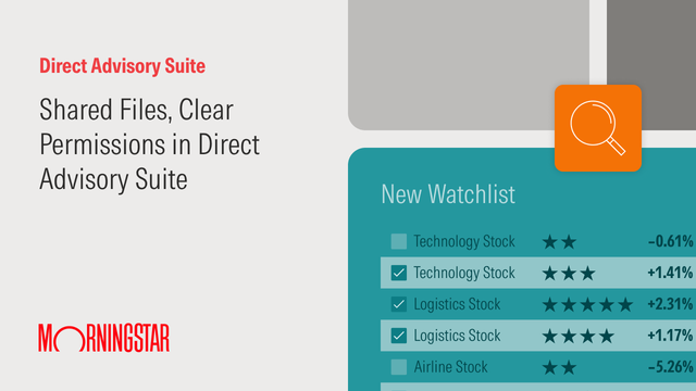 Shared Files, Clear Permissions in Direct Advisory Suite
