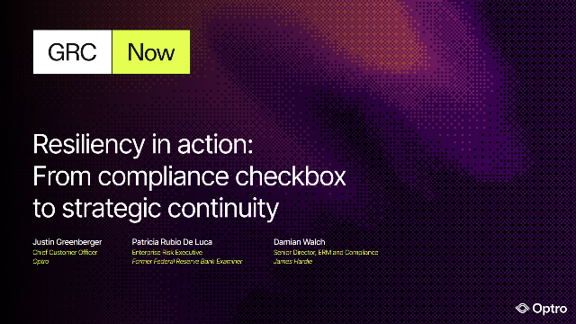 Resiliency in action: From compliance checkbox to strategic continuity