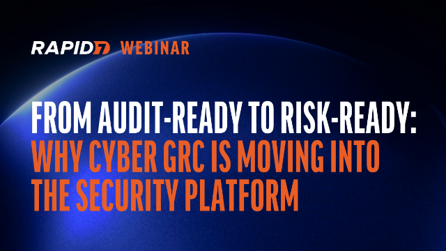 [APJ] From Audit-Ready to Risk-Ready: Why Cyber GRC Is Moving Into the Security Platform