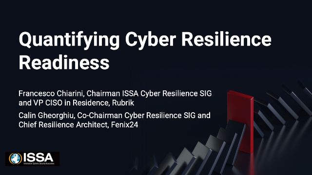 Introduction to the Cyber Resilience Awareness Day 2026: Quantifying Cyber Resilience Readiness