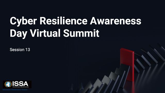 Cyber Resilience Awareness Day Virtual&hellip;