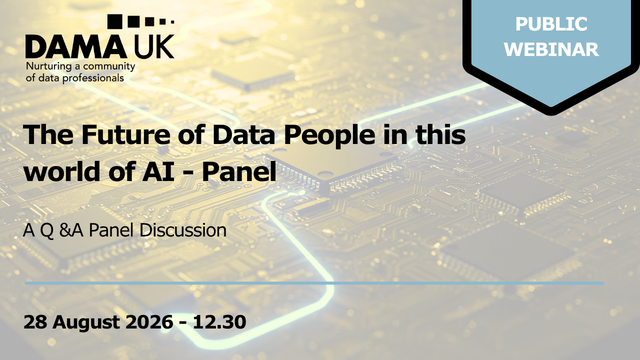 The Future of Data People in this world of AI - A Q&A Discussion Panel