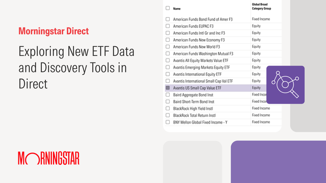 Exploring New ETF Data and Discovery Tools in Direct