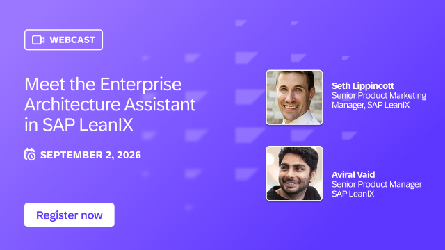 Meet the Enterprise Architecture Assistant in SAP LeanIX