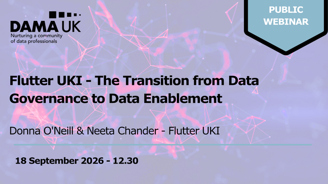 Flutter UKI - The Transition from Data Governance to Data Enablement