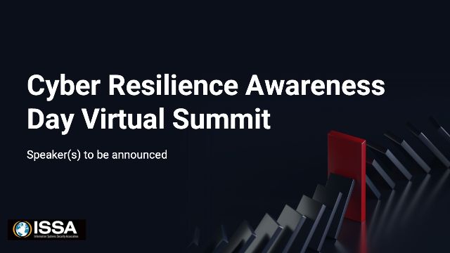 Cyber Resilience Awareness Day Virtual Summit