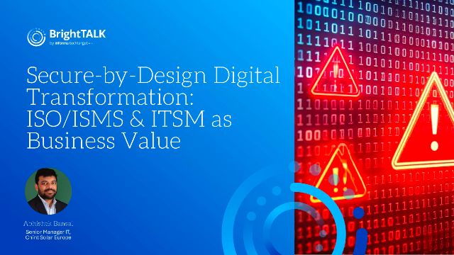 Secure-by-Design Digital Transformation: ISO/ISMS &&hellip;