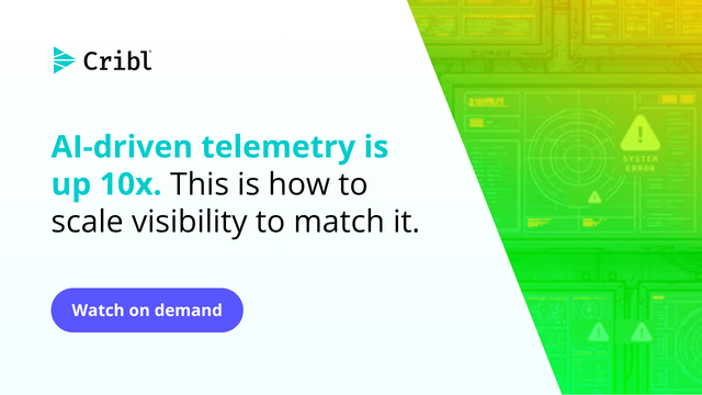AI-driven telemetry is up 10x. This is how to scale visibility to match it.