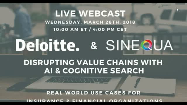  Finance Insurance Disrupting Value Chains With AI And Cognitive Search