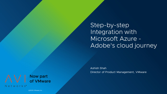 Step-by-step Integration with Microsoft Azure - Adobe's cloud journey