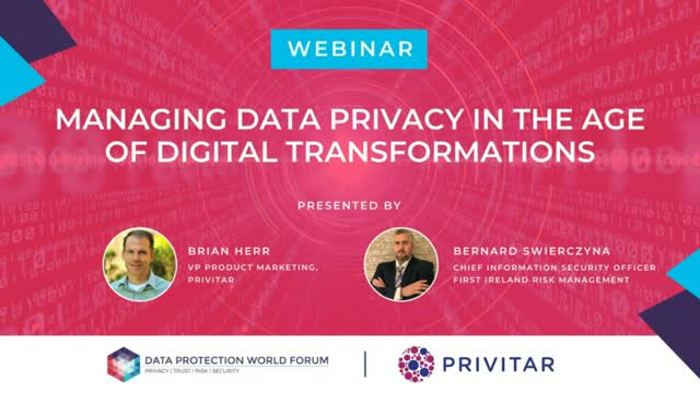 Managing Data Privacy in the Age of Digital Transformation