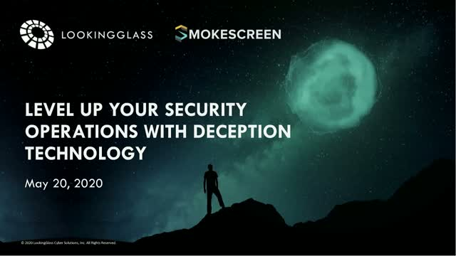 Level up your Security Operations with Deception Technology