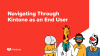Navigating Through Kintone as an End User Training
