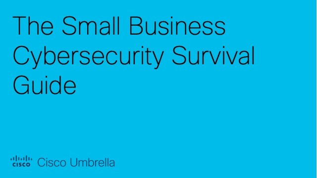 The Small Business Cybersecurity Survival Guide