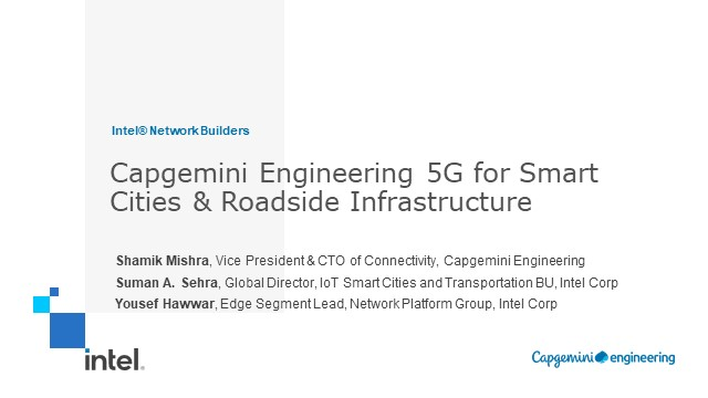 Capgemini Engineering 5G for Smart Cities & Road Side Infrastructure Basic Image Gallery Post