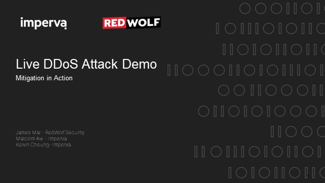 Live DDoS Attack - Mitigation in Action