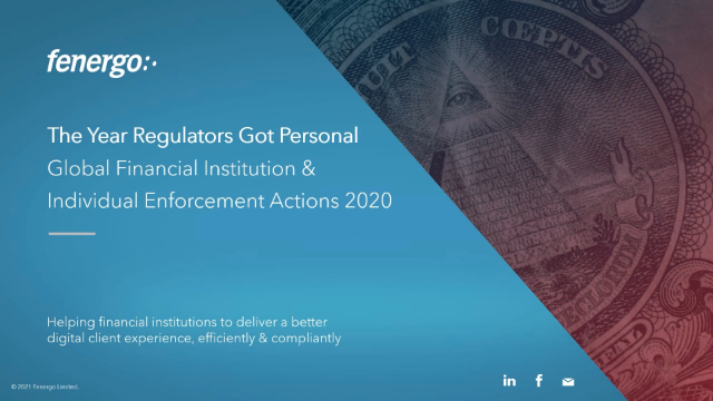 The Year Regulators Got Personal | Global Regulatory Fines 2020