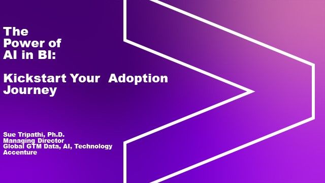 AI in BI: How to Kickstart Your Adoption Journey with Accenture