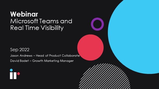 Microsoft Teams and Real Time Visibility