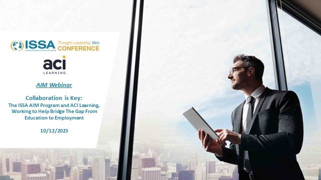 Collaboration is Key: The ISSA AIM Program and ACI Learning