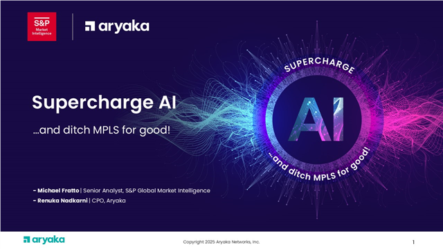 Supercharge AI and Ditch MPLS for Good