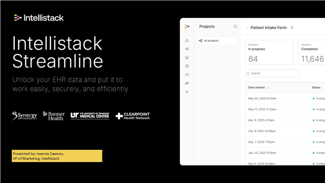 Intellistack Streamline for Healthcare: Unlock your Data, Simplify Workflows, Reduce Risk, and Boost Efficiency (EU)