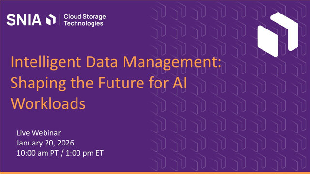 Intelligent Data Management: Shaping the Future for AI Workloads