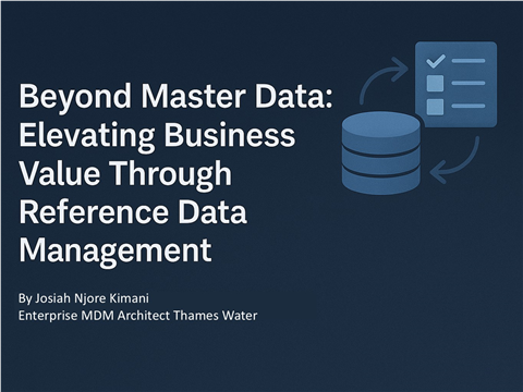 Beyond Master Data: Elevating Business Value Through Reference Data Management