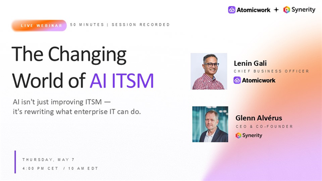 The Changing World of AI ITSM