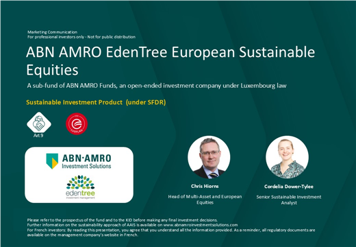 Q1 2026 review - ABN AMRO Edentree European Sustainable Equities