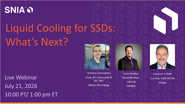 Liquid Cooling for SSDs: What’s Next?