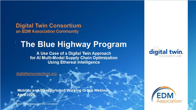 The Blue Highways Program for New York City - a Digital Twin Approach for AI Multi-Modal Supply Chain Optimization