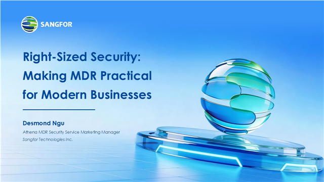 Right-Sized Security: Making MDR Practical for Modern Businesses