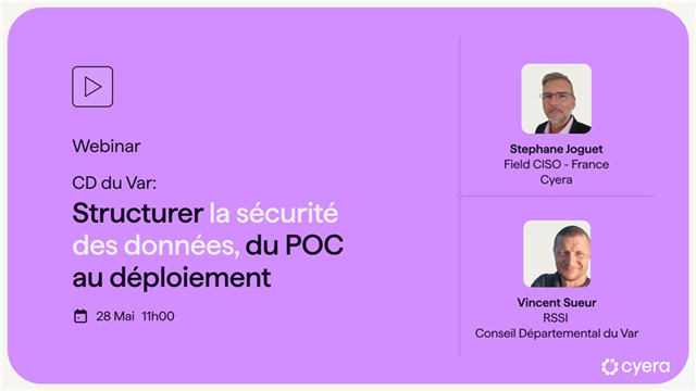 CD du Var: structurer la sécurité des données, du POC au déploiement